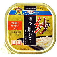 【1入れもの】【3980円以上で貨物輸送無料（沖縄を除く）】【お取り寄せ客体品】紗 博多地どり 六穀とササミ入り口・入口(100g) *48個