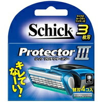 ◆6個セット/【メール便送料無料】シック プロテクタースリー 替刃(4コ入)[シック]｜創快健美