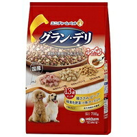 【1ケース】【3980円以上で送料無料（沖縄を除く）】【お取り寄せ対象品】グラン・デリ ソフト 13歳以上用 鶏ささみ・ビーフ・緑黄色野菜・小魚・チーズ入り(700g)[グラン・デリ][ドッグフード] *9個