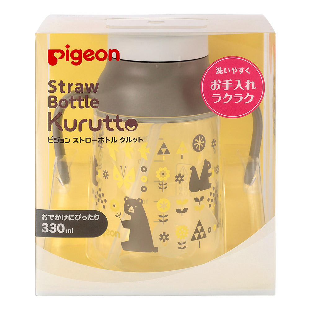 ◆20個セット/【3980円以上で送料無料（沖縄を除く）】【お取り寄せ対象品】ストローボトル　クルット　どうぶつ *1ケース[ピジョン]