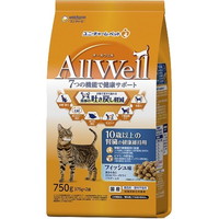 【1ケース】【3980円以上で送料無料（沖縄を除く）】【お取り寄せ対象品】オールウェル キャット ドライ 10歳以上 フィッシュ 吐き戻し軽減(750g)[オールウェル(AllWell)] *9個
