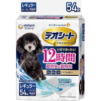 【1入れもの】【3980円以上で貨物輸送無料（沖縄を除く）】【お取り寄せ客体品】デオシート Premium 12第四次元超消臭＆超吸いあげる レギュラー(54枚入)[デオシート] *6個