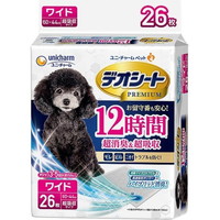 【1入れもの】【3980円以上で貨物輸送無料（沖縄を除く）】【お取り寄せ客体品】デオシート Premium 12第四次元超消臭＆超吸いあげる 広広とした(26枚入)[デオシート] *6個