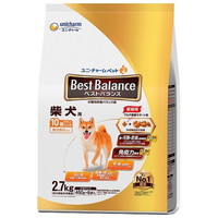 【1ケース】【3980円以上で送料無料（沖縄を除く）】【お取り寄せ対象品】ベストバランス 柴犬用 10歳以上用(2.7kg) *4個