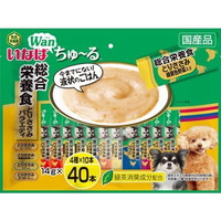 【1ケース】【3980円以上で送料無料（沖縄を除く）】【お取り寄せ対象品】いなば Wanちゅ～る 総合栄養食 とりささみバラエティ(14g*40本)[ちゅ～る] *8個