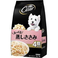 【1ケース】【3980円以上で送料無料（沖縄を除く）】【お取り寄せ対象品】シーザー ふっくら蒸しささみ(70g*4袋入)[シーザー(Cesar)] *36個