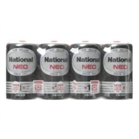 ◆10個セット/【3980円以上で送料無料（沖縄を除く）】Panasonic パナソニック マンガン乾電池 「ネオ」 単1形 4本パック R20PNB-4VSW