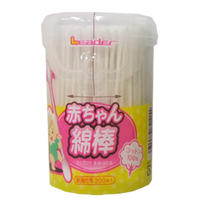 【1容れもの】【3980円以上で貨物輸送無料（沖縄を除く）】日進医療器 Leader 主導者 乳飲み子綿棒 200本入 [日進医療器(せっ生装置)] *240個