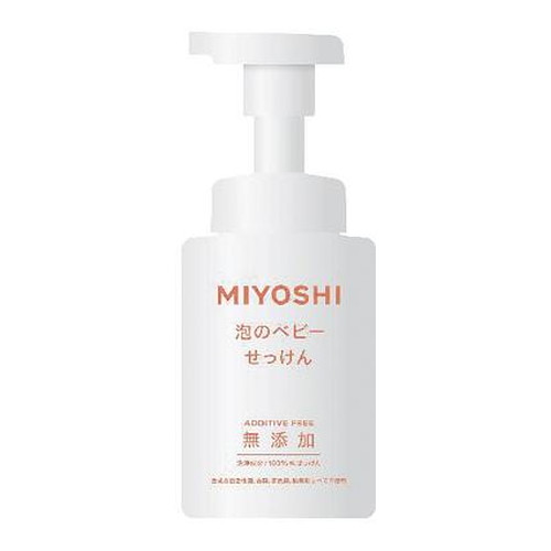◆10個セット/【3980円以上で送料無料（沖縄を除く）】ミヨシ石鹸 無添加泡で出てくるベビーせっけん ポンプ250ml [ミヨシ 無添加せっけん]