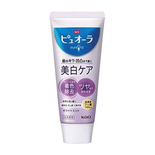 ◆48個セット/【送料無料(北海道・九州・沖縄除く)】薬用ピュオーラ 美白ケア ハミガキ 115g[花王]