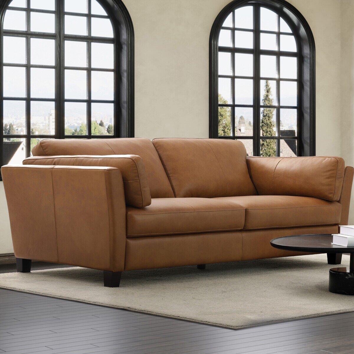 【尖んがり最大限度12倍!お買い出しマラソン！】Simon Li Furniture トップグレインレザーソファ コンピュータ断層撮影法1783250