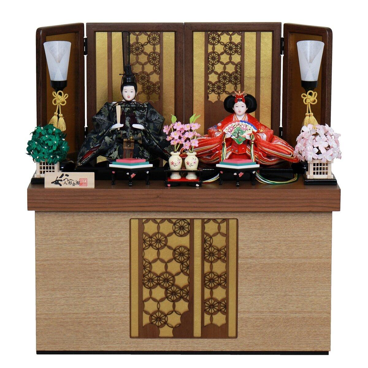 【尖んがり最大限度12倍!お買い出しマラソン！】フジキ芸術 ひな人形 親王納める飾りつけ 4L12-CS-202 コンピュータ断層撮影法58680