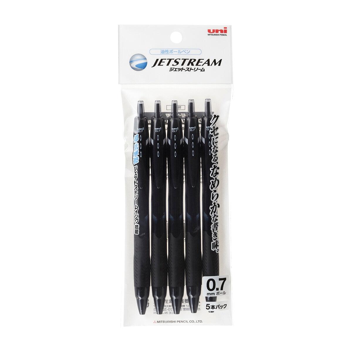 【ポイント最大12倍!お買い物マラソン!】三菱鉛筆 JETSTREAM 油性ボールペン 0.7mm 5本入 x 10パック 黒 SXN150075P.24 ct38210