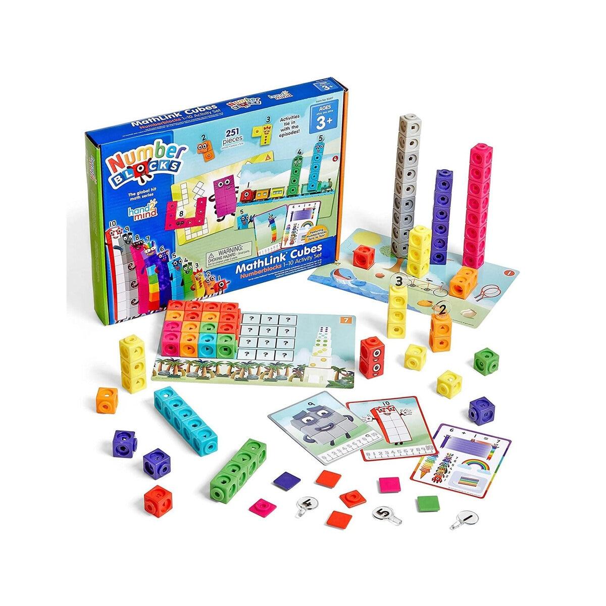 楽天市場】【送料無料】 ナンバーブロックス 1-10 キューブ 100個入り