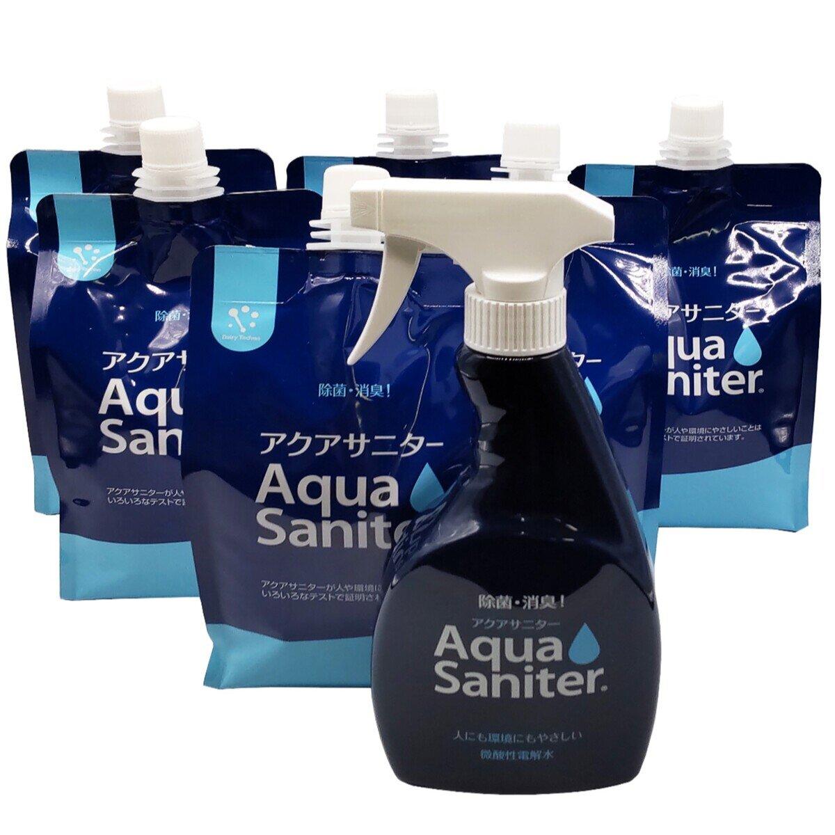 【尖んがり最大限度12倍!お買い出しマラソン！】アクアサニター 詰替え1L x 6容器に並べる （本体瓶付き添い人） コンピュータ断層撮影法32900
