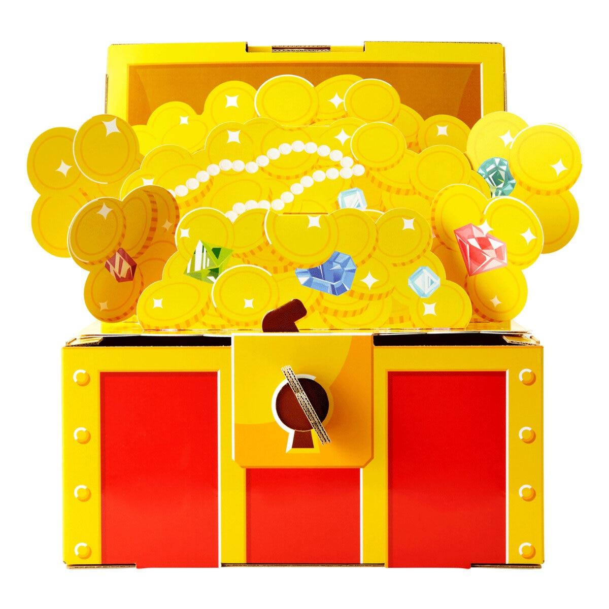 【ポイント最大9倍!お買い物マラソン！】giftool 宝箱 金銀財宝 Ｍサイズ x 3 ct60697