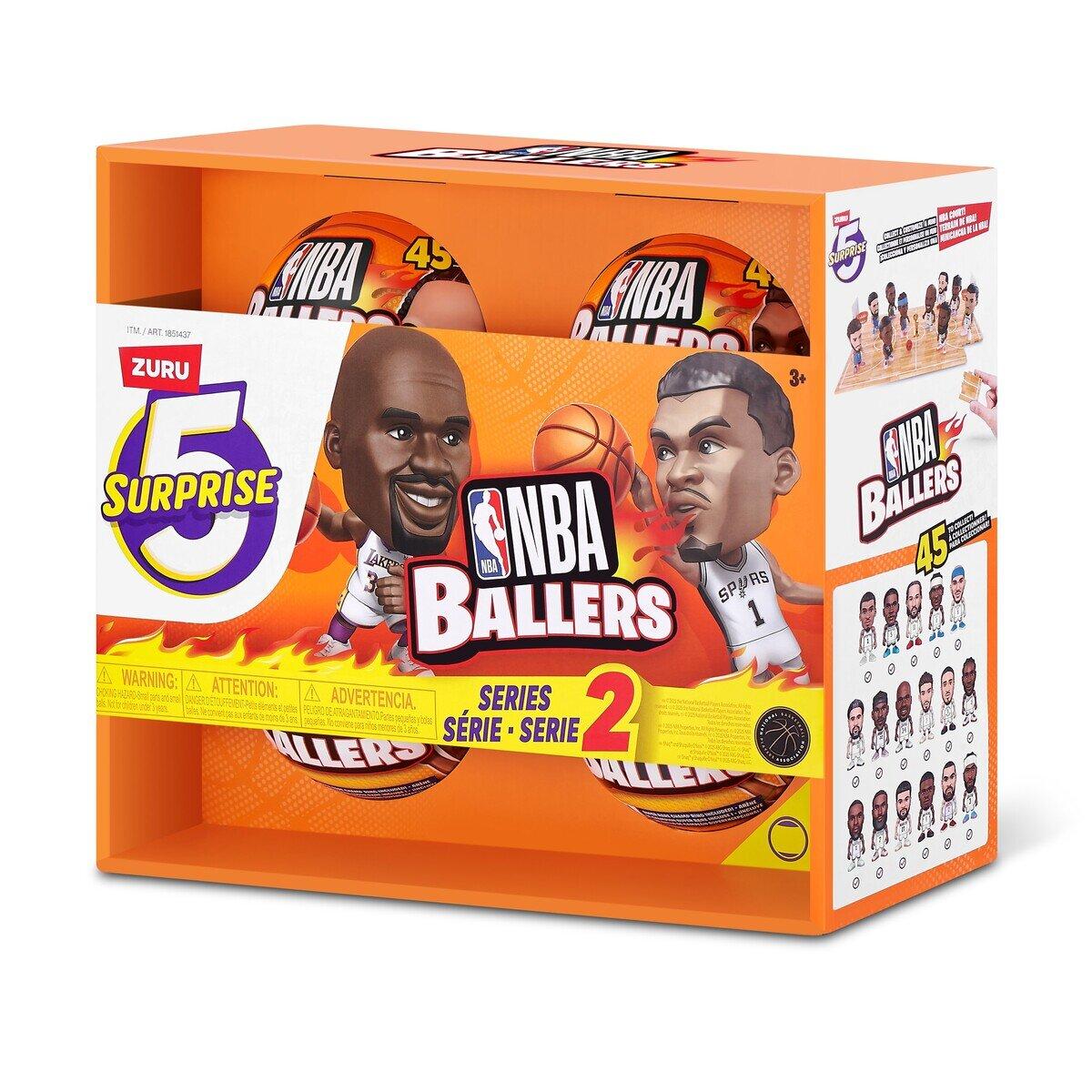 NBA BALLERS シリーズ2 ZURU 15個 正規品 5 Surprise NBA Ballers Series 2 Mystery Pack 1 RANDOM
