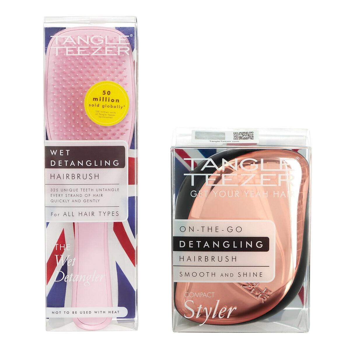 【ポイント最大12倍!お買い物マラソン！】TANGLE TEEZER ザ・アルティメットディタングラー ＆ コンパクトスタイラー ct37147