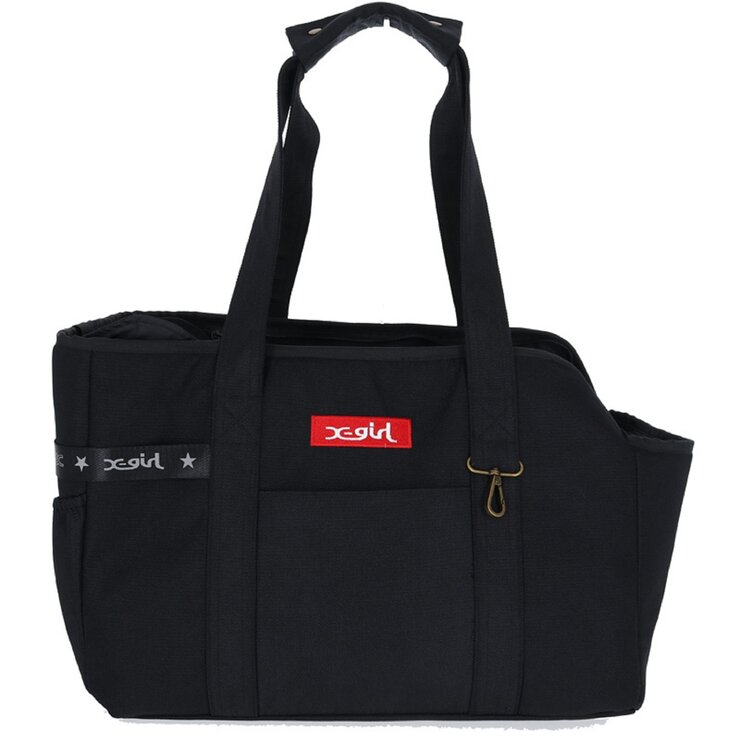 【ポイント最大9倍!お買い物マラソン！】X-GIRL ボックスロゴ キャリートート Lサイズ 3色 ct31626