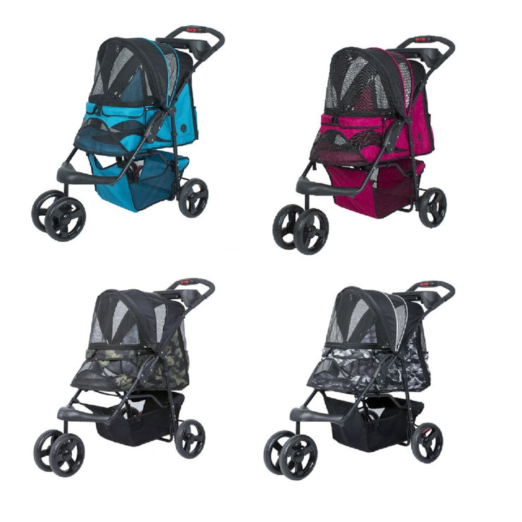 【ポイント最大9倍!お買い物マラソン！】Petique ペティーク ペット ペットカート 4色 ct53386