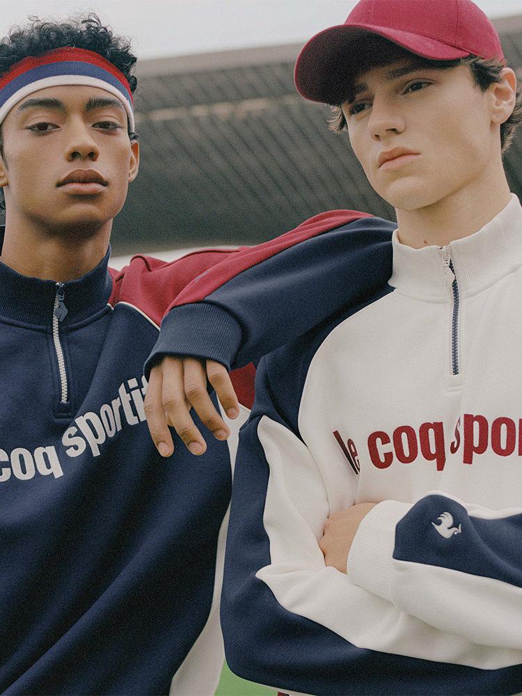 【並行輸入品】【ポイント最大9倍!お買い物マラソン！】le coq sportif スウェット メンズ フード付