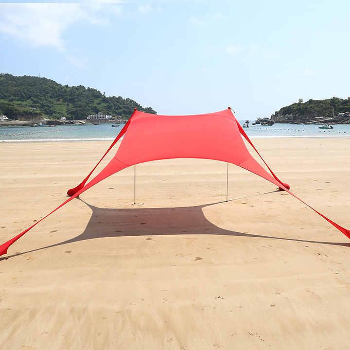 楽天市場】シャイニーリゾートポップアップビーチテントUV