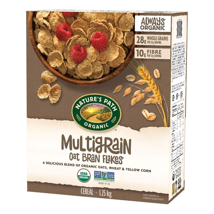 【楽天市場】マルチグレイン オーガニックオーツブランシリアル 1.25KG×2 MULTIGRAIN ORGANIC OAT BRAN