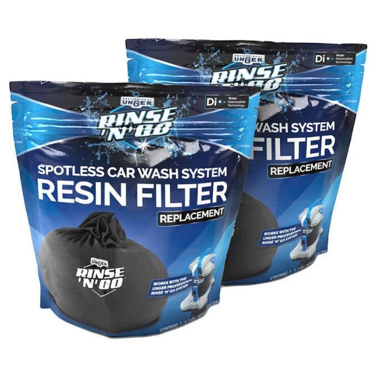 【ポイント最大12倍!お買い物マラソン！】ポイント最大12倍!お買い物マラソン！Unger Rinse'n'Go 洗車用純水器用 交換樹脂フィルター2個 Unger Rinse'n'Go Spotless Car Wash Resin Filter Replacement 2PK