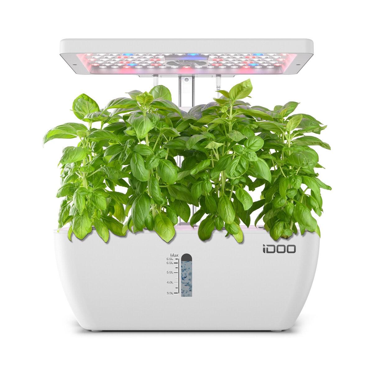 【ポイント最大9倍!お買い物マラソン！】iDOO 水耕栽培キット 12株用 LEDライト付き IG302S アプリで遠隔操作対応 ct62517