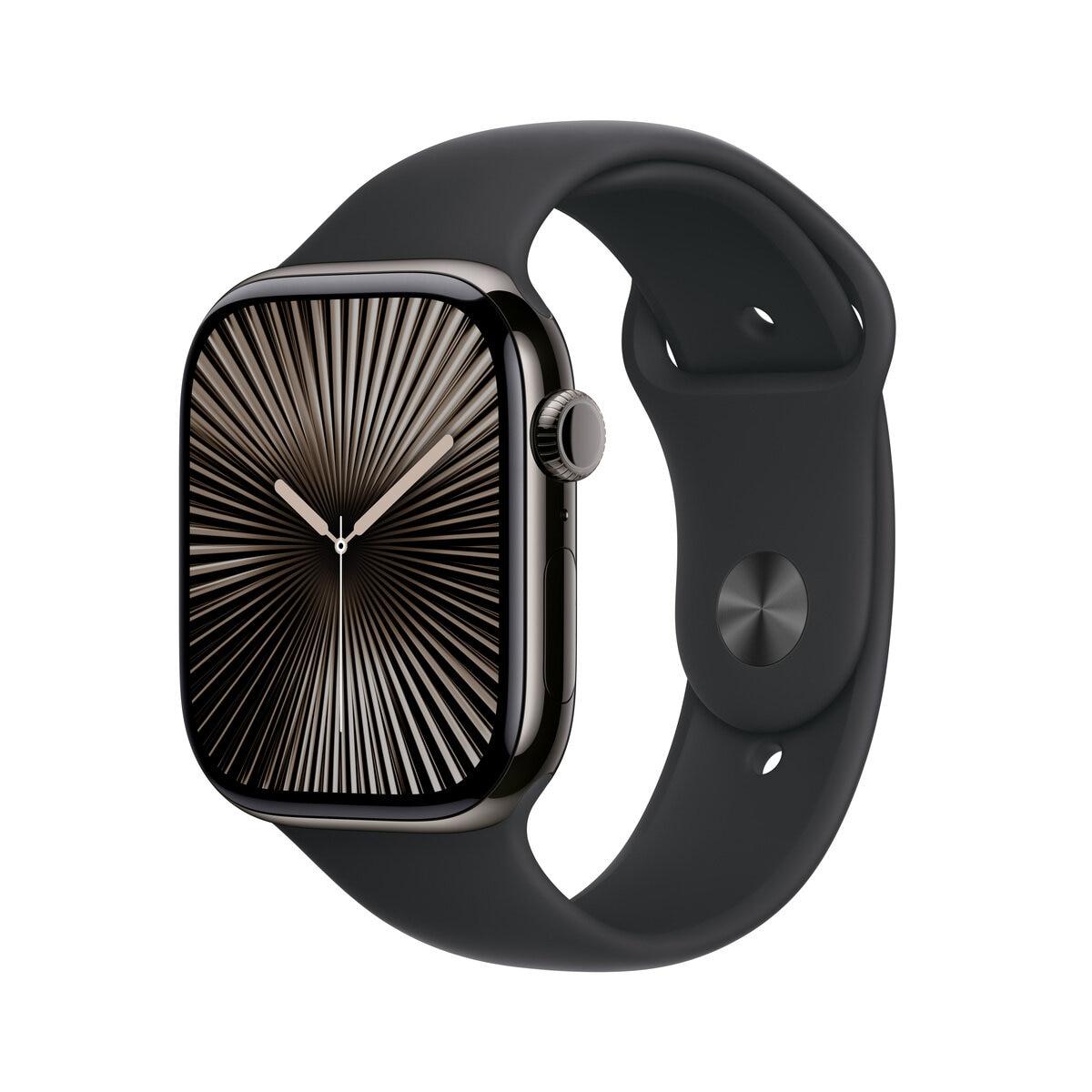 【尖んがり最大限度12倍!お買い出しマラソン！】Apple Watch Series 10（GPS + Cellular真似形）- 46粍スレートチタニウムケース + 運動競技周波数帯域 コンピュータ断層撮影法68162