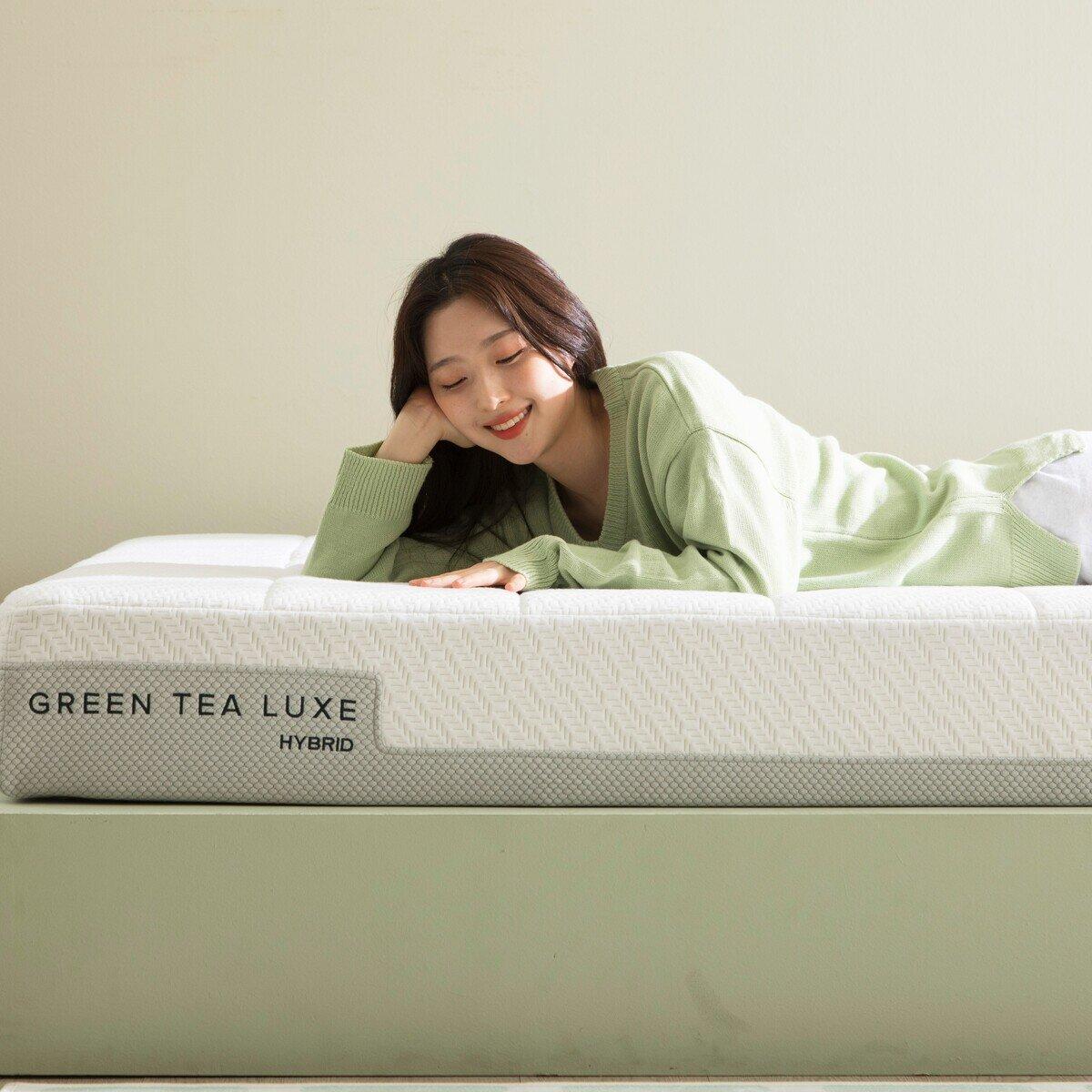 【尖んがり最大限度12倍!お買い出しマラソン！】Zinus Green Tea Luxe 変わり種マットレス 虚蝉ダブル コンピュータ断層撮影法65190