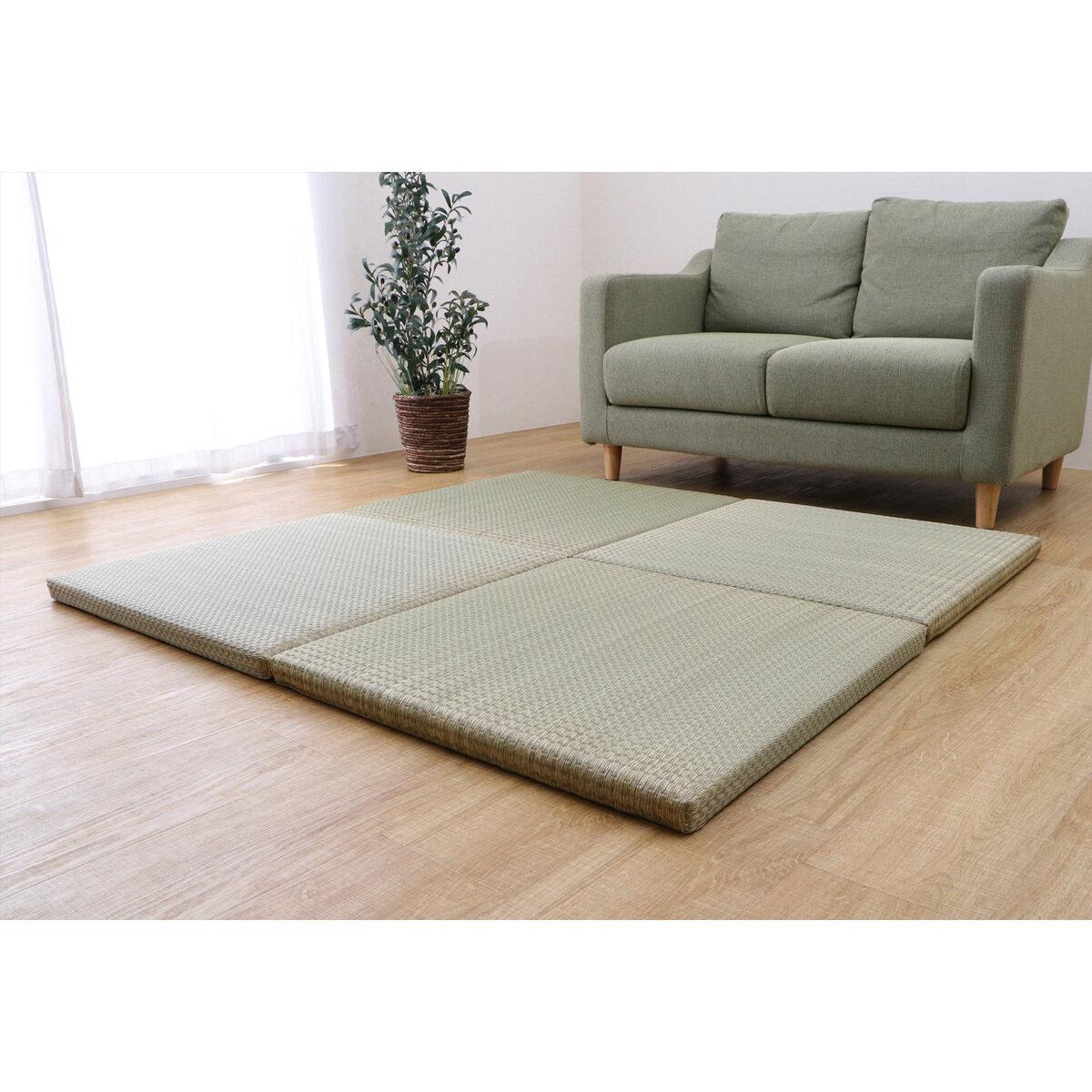 【ポイント最大9倍!お買い物マラソン！】い草ユニット畳 6枚 セット 70x70x3cm ct52594