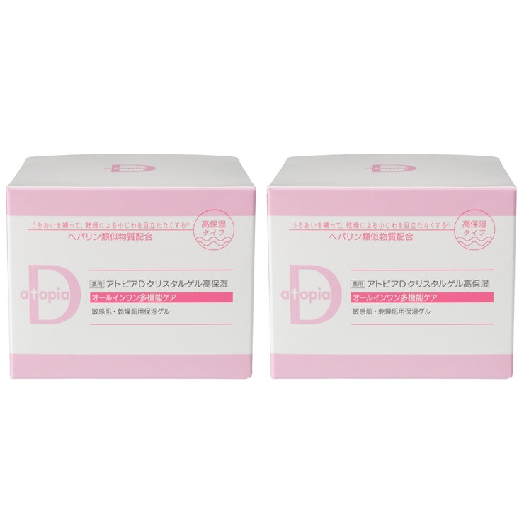 【ポイント最大9倍!お買い物マラソン！】薬用アトピアD クリスタルゲル高保湿 90g x 2個 ct52414