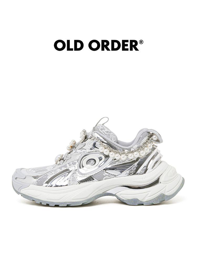 【並行輸入品】【尖んがり最大限度12倍!お買い出しマラソン！】OLDORDER ダッドスニーカー ロマンティックシルバー