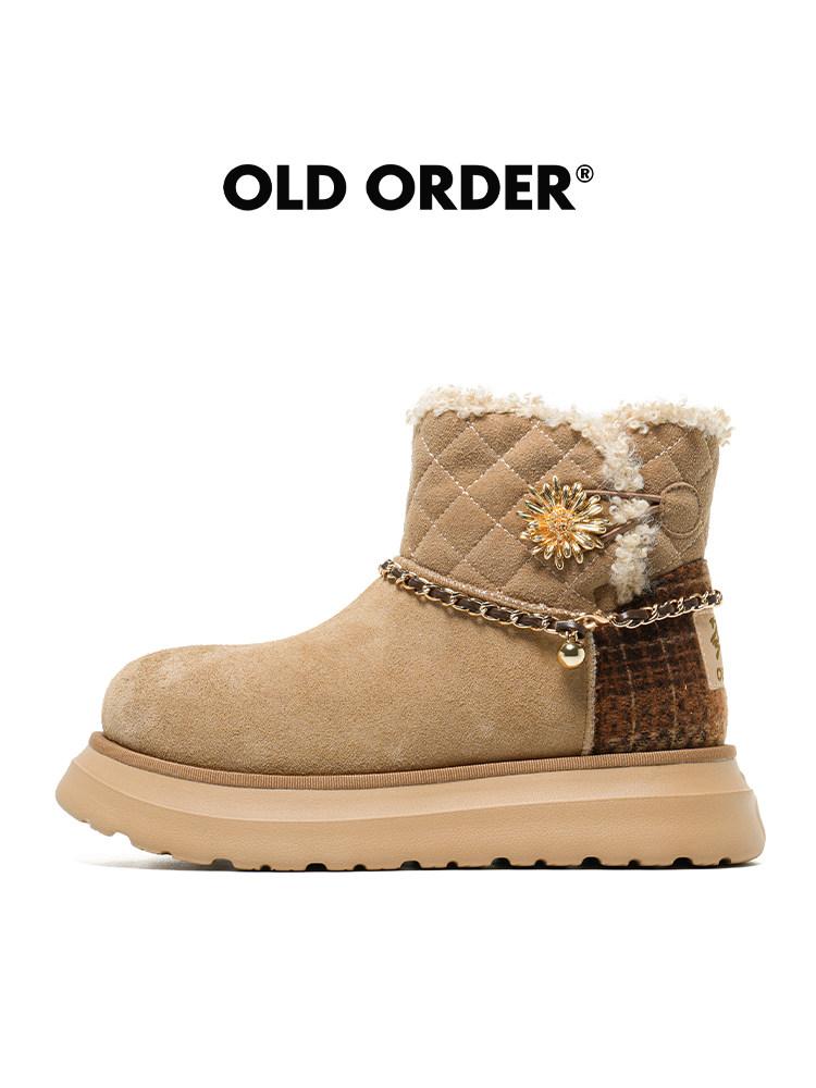 【並行輸入品】【ポイント最大9倍!お買い物マラソン！】OLDORDER ブーツ 厚底防滑加温タイプ