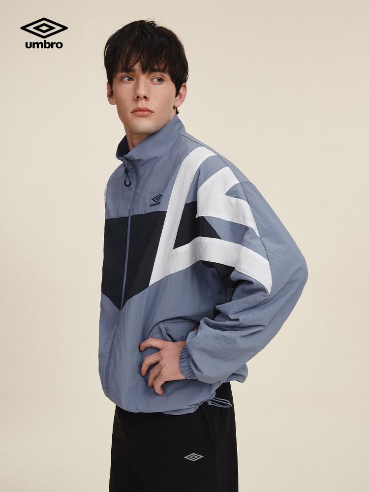 【並行輸入品】【ポイント最大9倍!お買い物マラソン！】umbro メンズ 秋 カジュアル スタンドカラー ジャケット 防風
