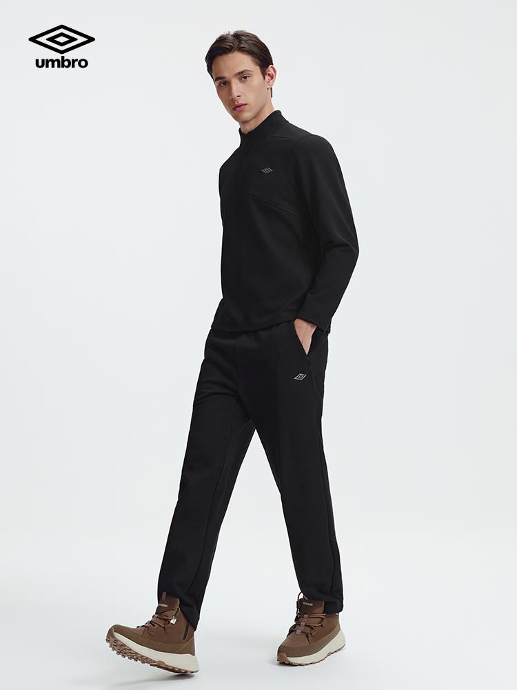 【並行輸入品】【ポイント最大9倍!お買い物マラソン！】umbro メンズ 冬 ハイネック プルオーバー スウェット 保温 通勤 セットアップ