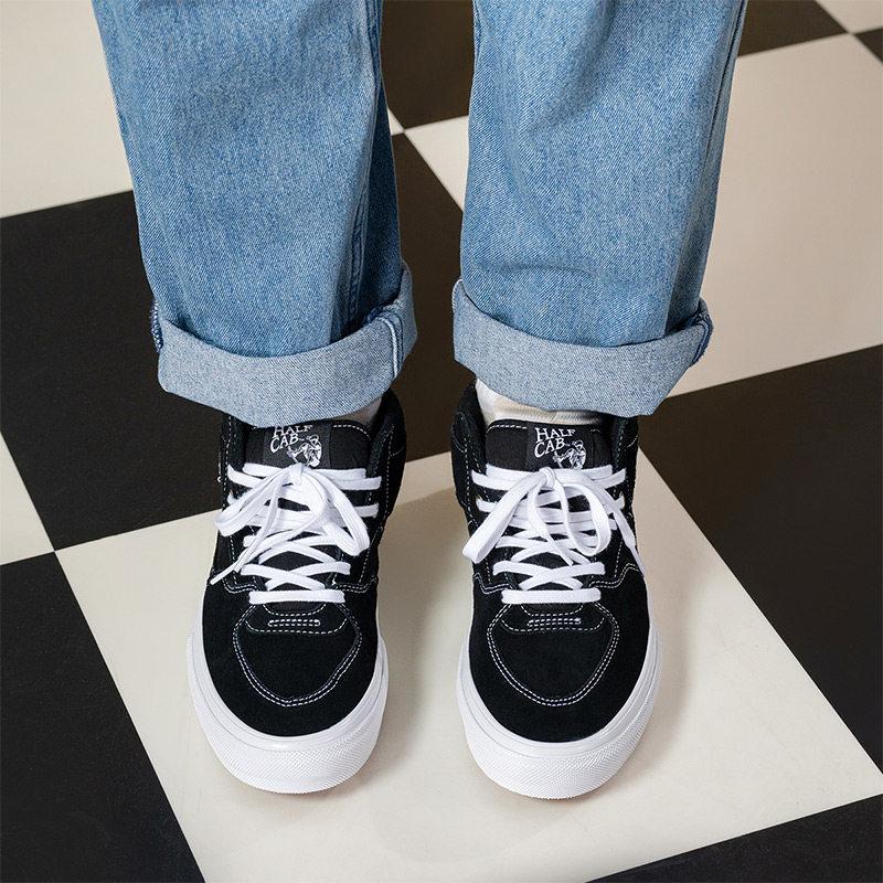 【並行輸入品】【ポイント最大12倍!お買い物マラソン！】Vans メンズ スケートシューズ ブラック 半キャブ
