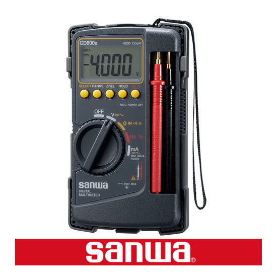 デジタルマルチメータ CD800a 三和電気計器 SANWA｜創工館　店