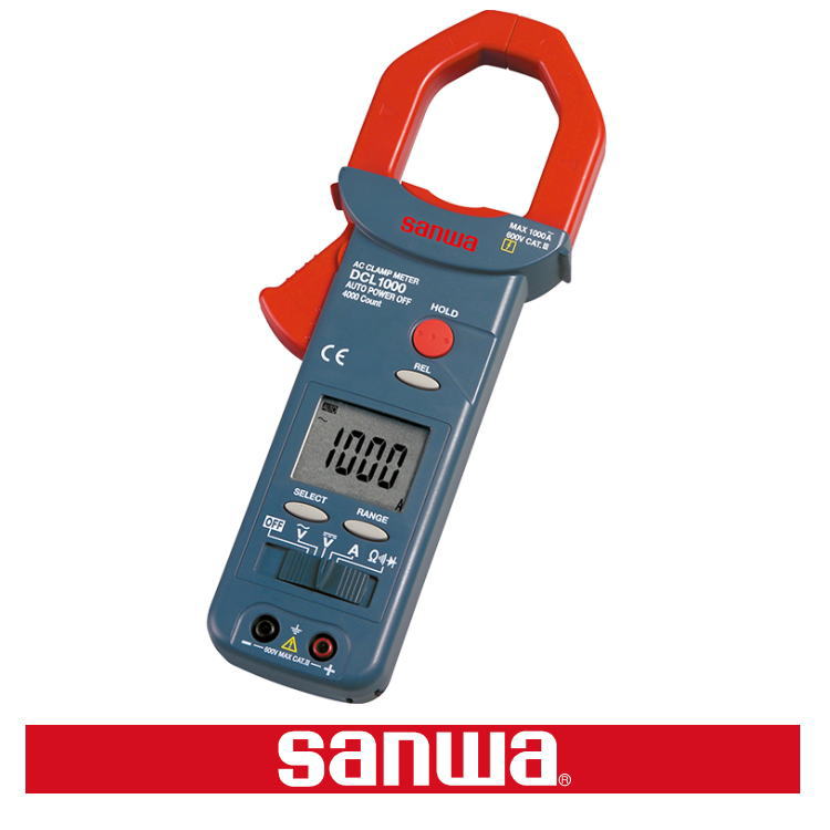 クランプメータ \u003cBR\u003eDCL1000 三和灯し火表示計器 SANWA