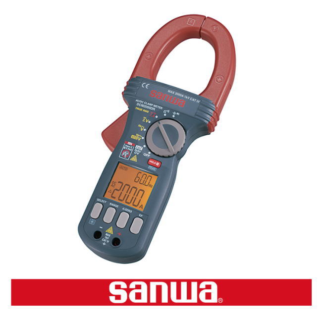 クランプメータ DCM2000DR \u003cBR\u003e三和明かり表示計器 SANWA