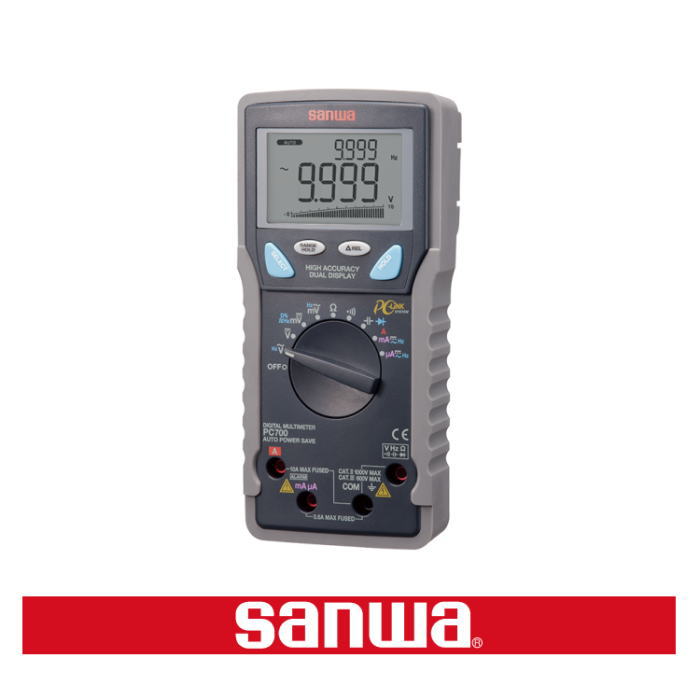 デジタルマルチメータ マイコン700\u003cBR\u003e 三和灯し火表示計器 SANWA
