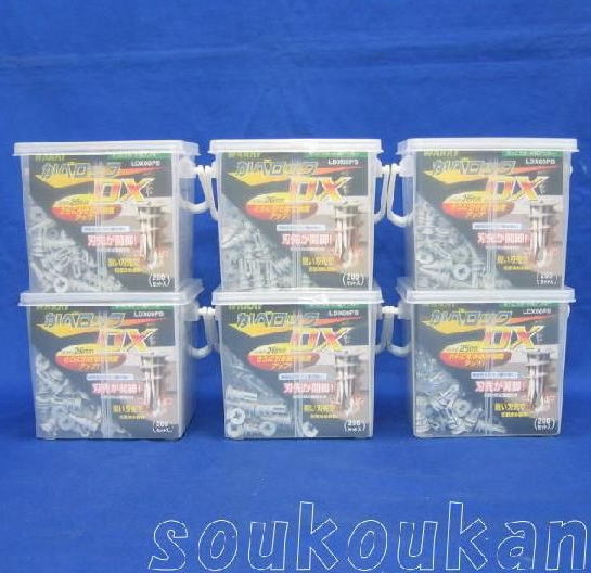 在庫品 宅配便発送のみ 送料無料 カベロックDX徳用箱x6箱 LDX00PB (亜鉛ダイキャスト製)｜創工館　店