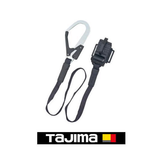 胴ベルト用ランヤード平ロープ縦型L1 B1FR150-TL1BK タジマ TAJIMA