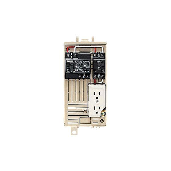 受注生産 未来工業 屋外電力用仮設ボックス (漏電しゃ断器・分岐ブレーカ・コンセント内臓) 15mA 1L-1CT MIRAI