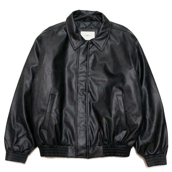 GRIMEY グライミー PUレザージャケット CHIEF WATCHER PU LEATHER BOMBER JACKET ストリート ワイドシルエット 中綿 刺繍 スタッズ GPLBJ201 ブラック M L XL｜SOULSTYLE ソウルスタイル