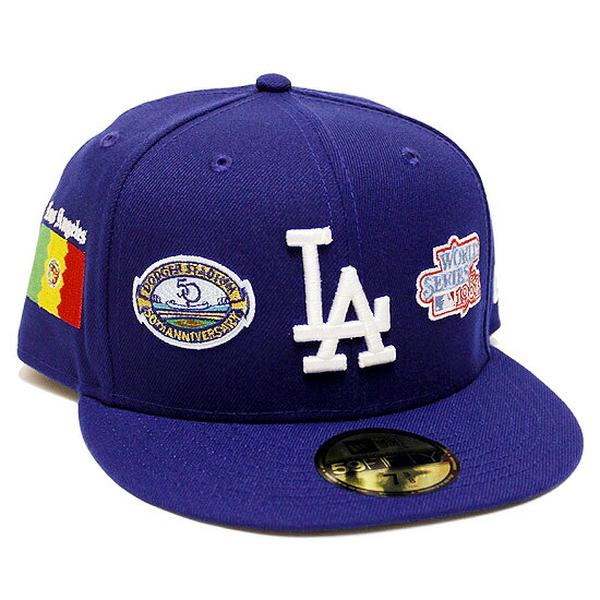 【New Era】ロサンゼルスドジャース ライム サイドパッチ ハット NEW ERA ニューエラ キャップ 59FIFTYサイドパッチ ONSPOTZ別注