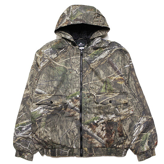 WORLD FAMOUS SPORTS ワールドフェイマススポーツ WFS リアルツリーカモ 上衣 INSULATED COTTON HOODED JACKET 広々とした影ぼうし モッシーオーク M L XL XXL