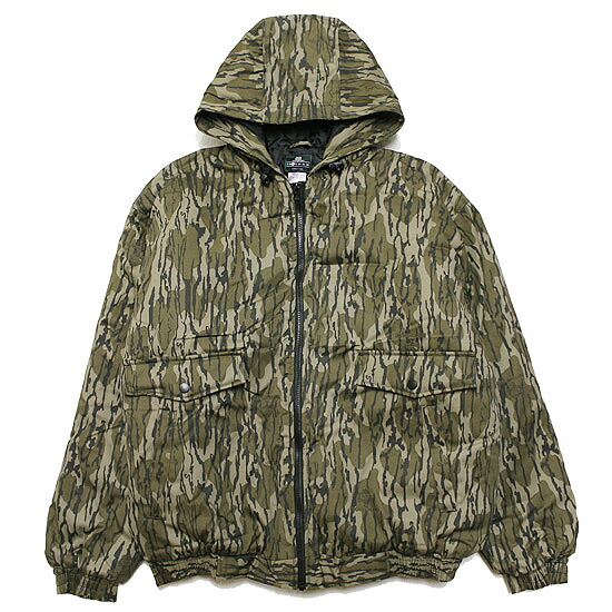 WORLD FAMOUS SPORTS ワールドフェイマススポーツ WFS ボトムランドカモ 上衣 INSULATED COTTON HOODED JACKET 広々とした影ぼうし モッシーオーク M L XL XXL