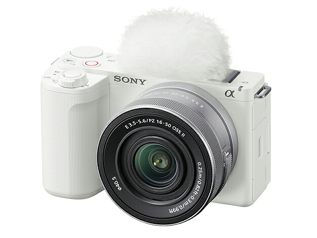 デジタル一眼カメラ VLOGCAM ZV-E10 II ZV-E10M2K パワーズームレンズキット ホワイト|ソニー特約店 サウンドイレブン